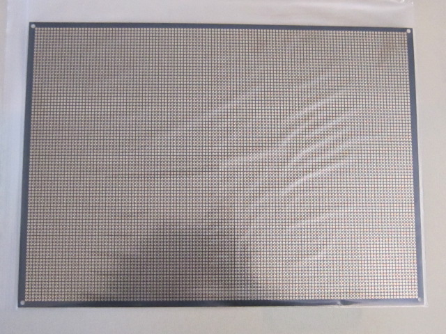 ガラスエポキシ ユニバーサル基板 URH0K230320BK 230×320mm　両面　黒