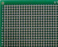 ガラスエポキシ ユニバーサル基板 URF0T150200GR 150×200mm　両面